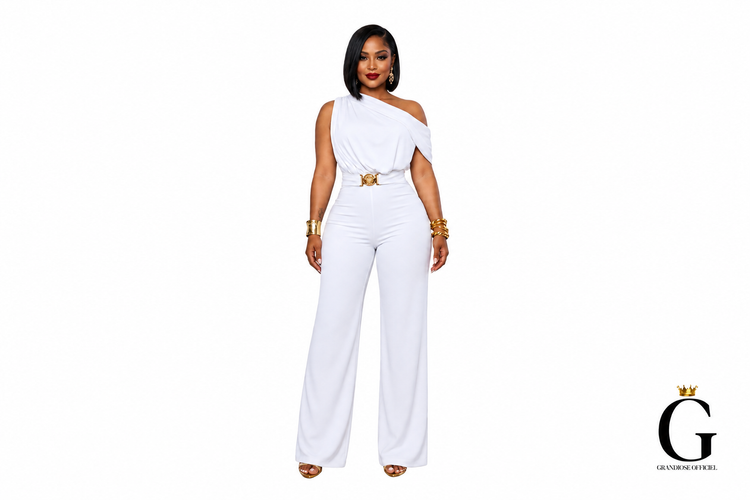 Bannière séparée avec la tenue blanche
